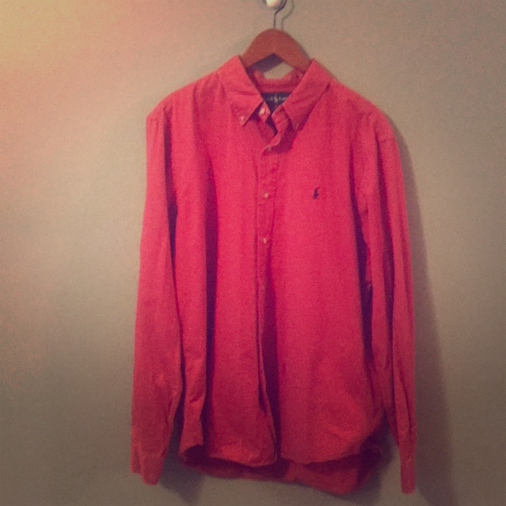 Red Ralph Lauren button down